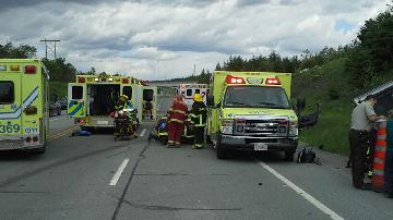 Accident sur la route 276 le 15 juin 2013