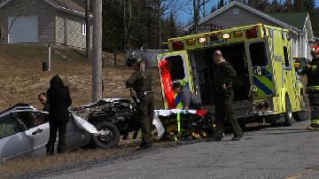 Accident � Beauceville le 11 avril 2013