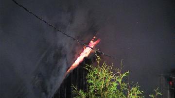Incendie � Frampton le 3 mai 2013