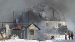 Incendie d'une grange � St-Malachie