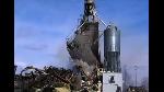 La meunerie d'Aliments Breton d�truite par les flammes